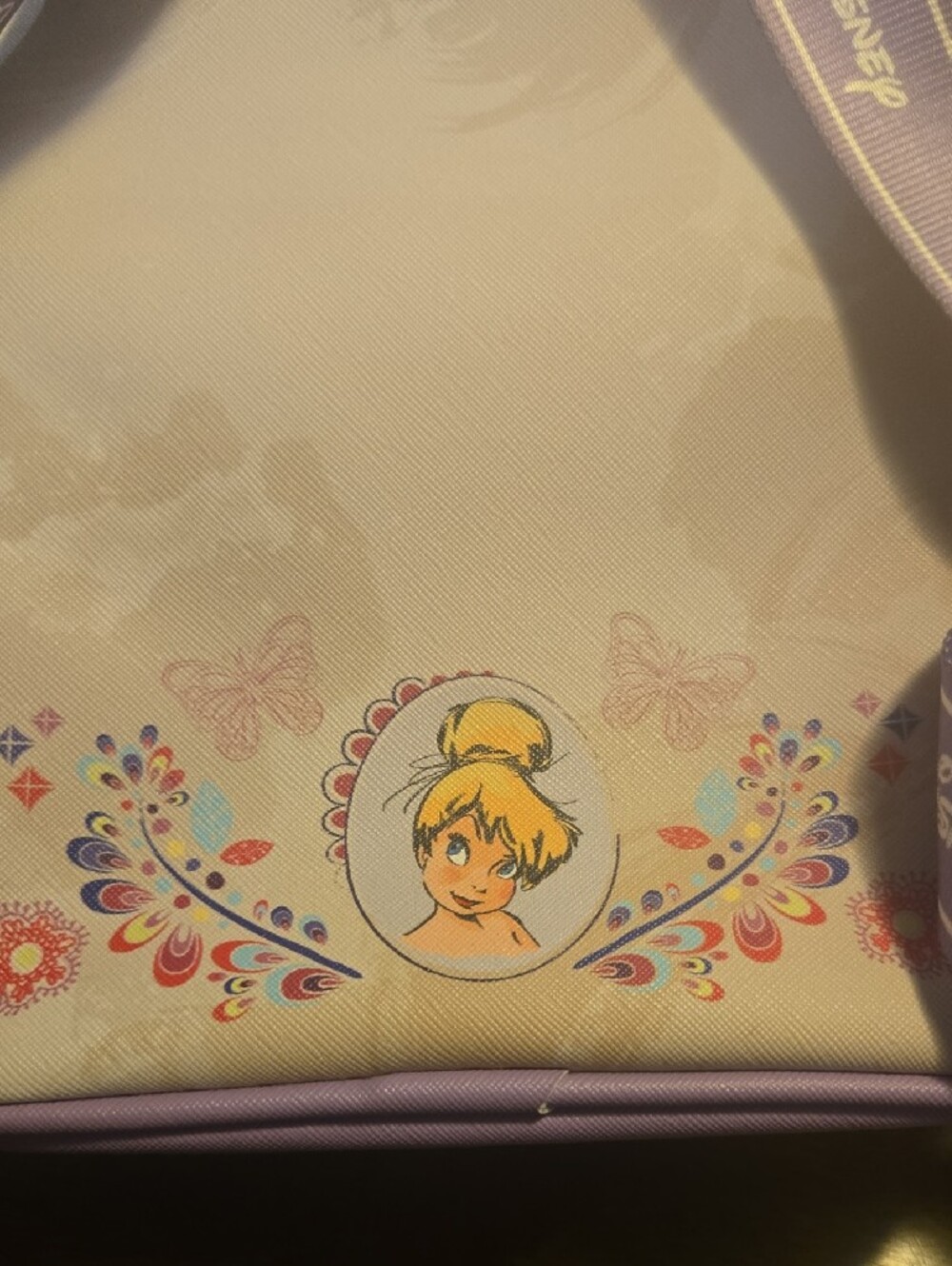 Disney Peter Pan Tinker Bell Kids Backpack - Purple & Cream - Picture 3 of 13